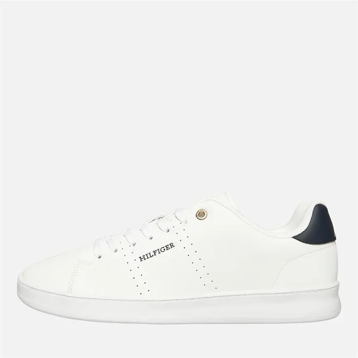 Buy Tommy Hilfiger Mens Court Cup Trainers White