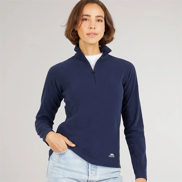 Buy Trespass Womens Shiner 1/2 Zip Micro Fleece Navy