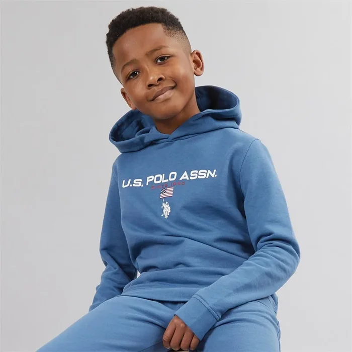 Buy U.S. POLO ASSN. Boys Hoodie Blue Horizon