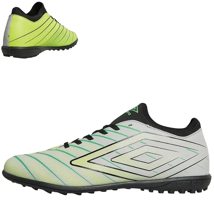 Buy Umbro Mens Velocita Elixir 1.0 TF Astro Football Boots High-Rise/Safety Yellow/Vibrant Green/Black