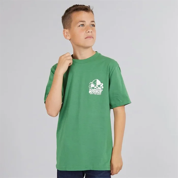 Buy Vans Junior Boys Mister Sinister Graphic Back T-Shirt Fairway