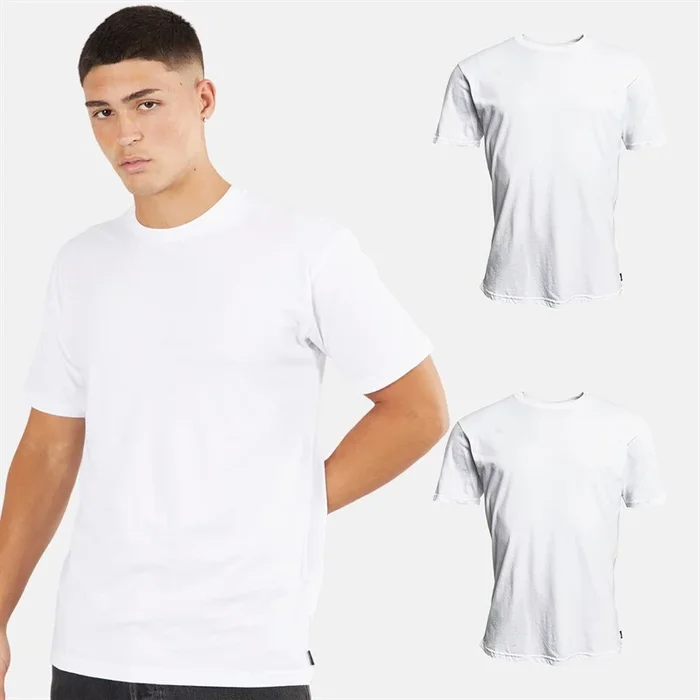 Buy Vans Mens Three Pack Basic T-Shirts White
