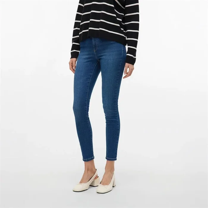 Buy Vero Moda Womens Sof High Rise Skinny Jeans Medium Blue Denim