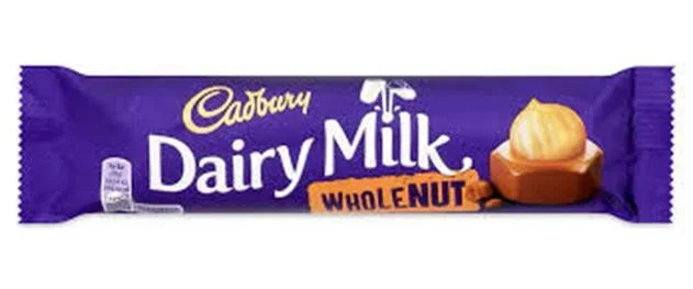 Cadburys Dairy Milk Whole Nut 45g – Case of 48