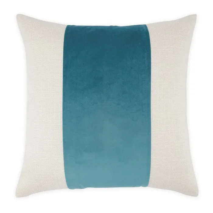 Caleb 21″ Square Throw Pillow, Set of 2 – Cloud/Peacock
