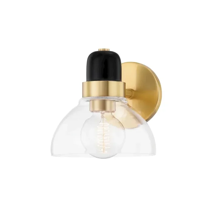 Camile Bath And Vanitywall Sconce In Aged Brass Color