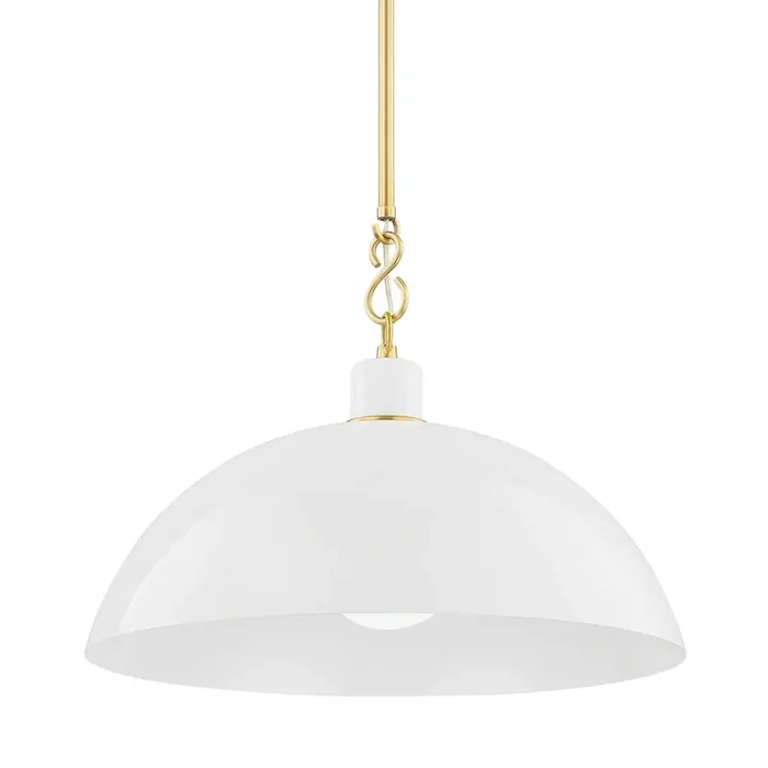 Camille Pendant In Aged Brass Color