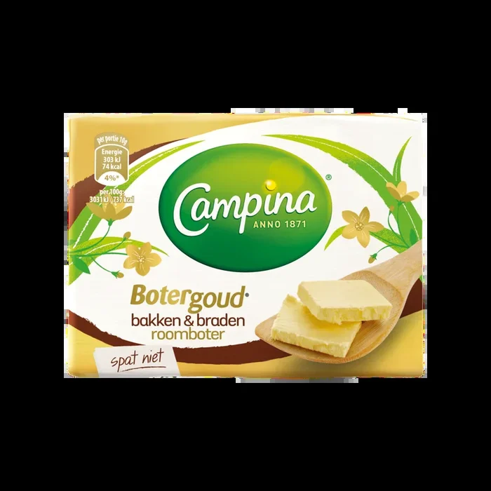 Campina Baking and frying butter gold