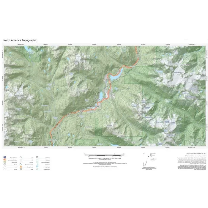 Canada Terrain Map