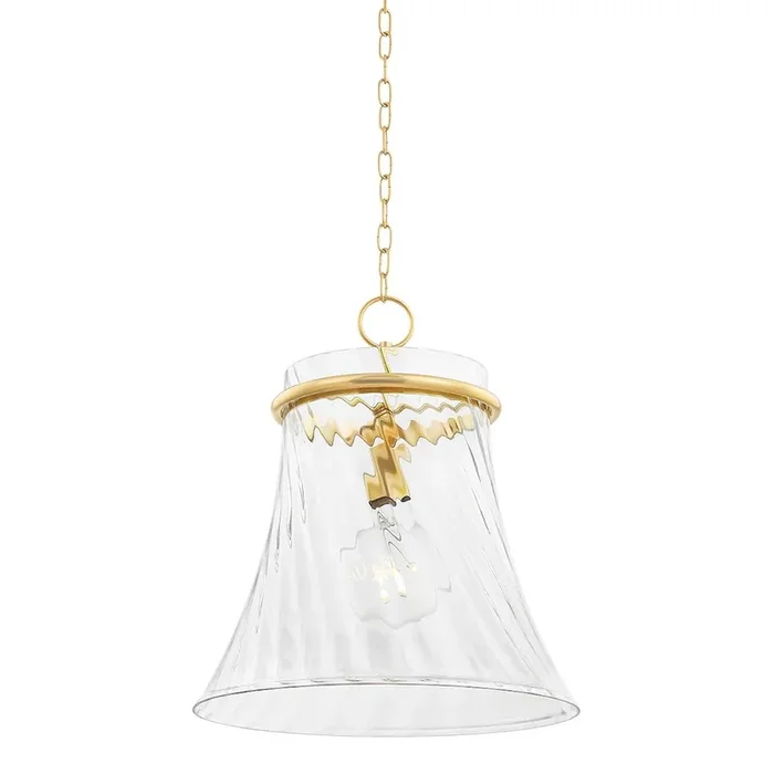Cantana Pendant In Aged Brass Color