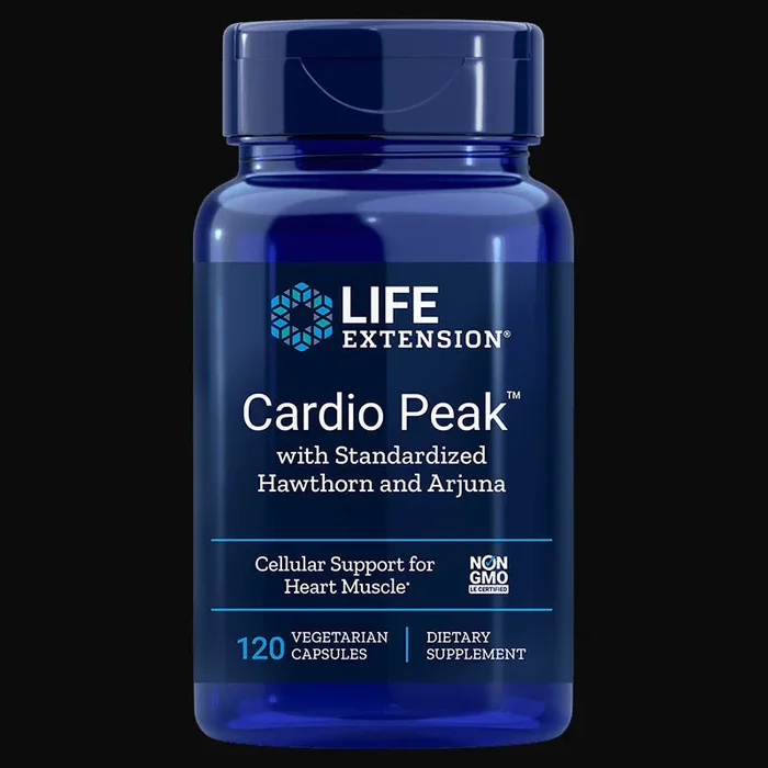 Cardio Peak Unterstützung des Herz-Kreislauf-Systems 120 Kapseln LEBENSVERLÄNGERUNG