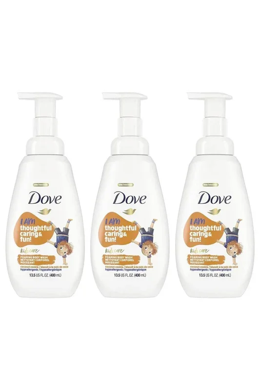 Care Hypoallergenic Skin Care Foaming ‘Body Wash’, 3x 400ml