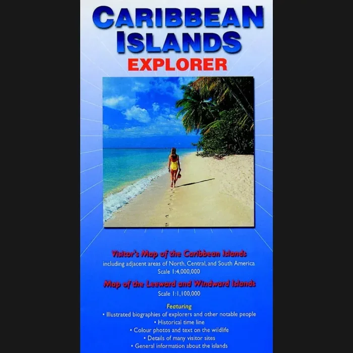 Caribbean Islands | Ocean Explorer Publications Map | 1:4,000,000 / 1:1,100,000