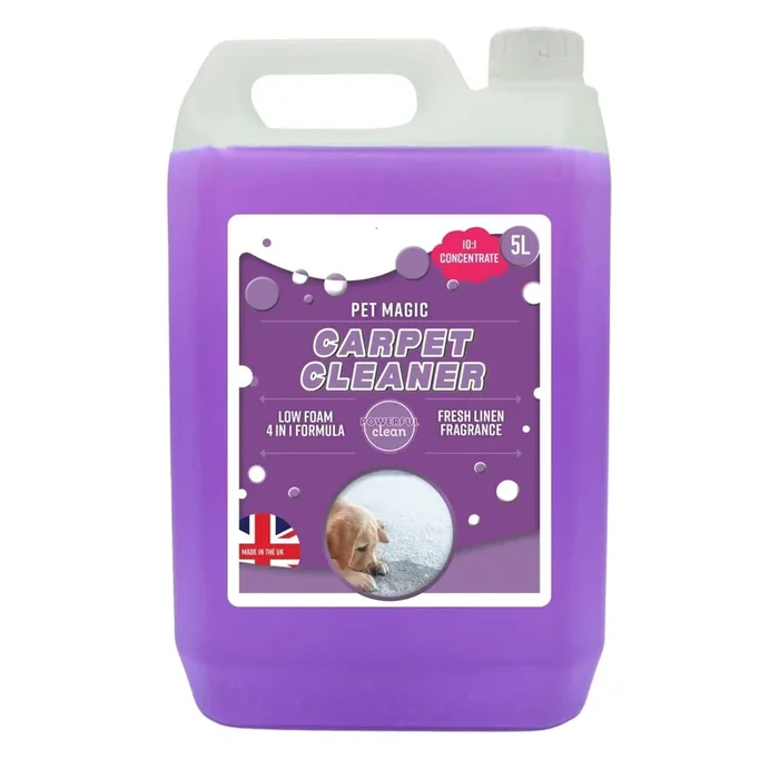 Carpet Shampoo Cleaner Pet Magic Low Foam Deodoriser Vax Machine Solution 5L
