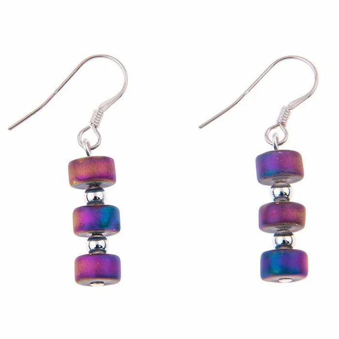Carrie Elspeth Rainbow Infinity Spaced Earrings