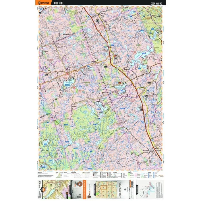 CCON40 Coe Hill – Cottage Country Ontario Topo Map