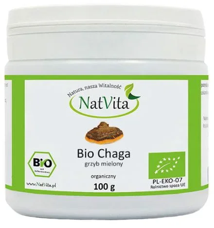 Chaga-Pilz Birkentumor gemahlen BIO 100g NATVITA