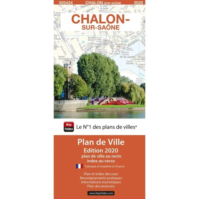Chalon-sur-Saône Blay-Foldex Street Plan
