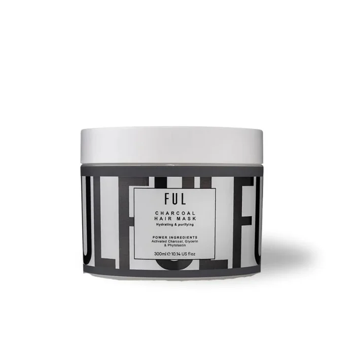 Charcoal Hair Mask 300ml – Deep Cleansing & Detox Treatment for Oily Hair & Scalp – Purifies & Balances