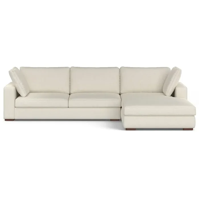 Charlie Right-Facing Sectional In Tightly Woven Performance Fabric