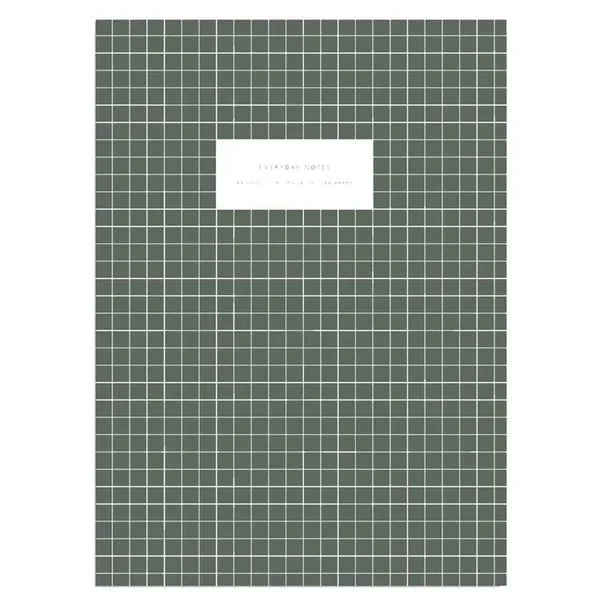 Check Notebook Green