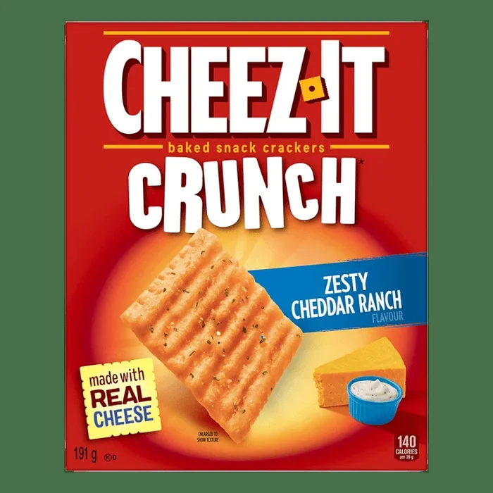 Cheez IT Crackers Crunch Cheddar Ranch 191 g