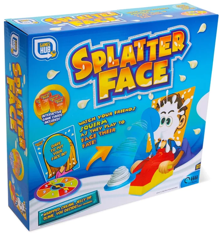 Childrens Splatter Face Pie Cream Game for Kids Christmas Toys & Games