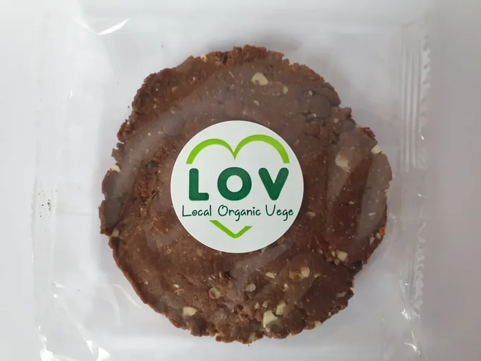 Chocolate Chip Cookie mit Mandeln. 65g ÖKO LOKALES BIO-GEMÜSE
