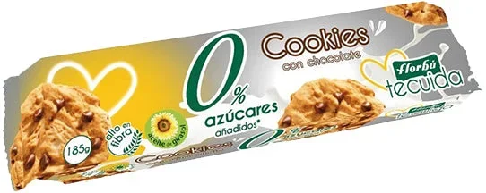 Chocolate Chip Cookies ohne Zuckerzusatz 185 g FLORBU