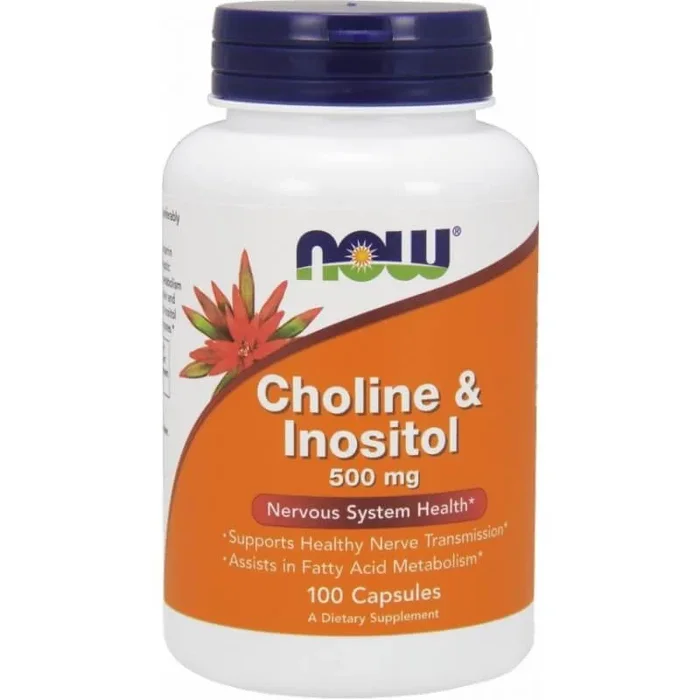 Cholin und Inositol Cholin & Inositol 100 Kapseln NOW FOODS