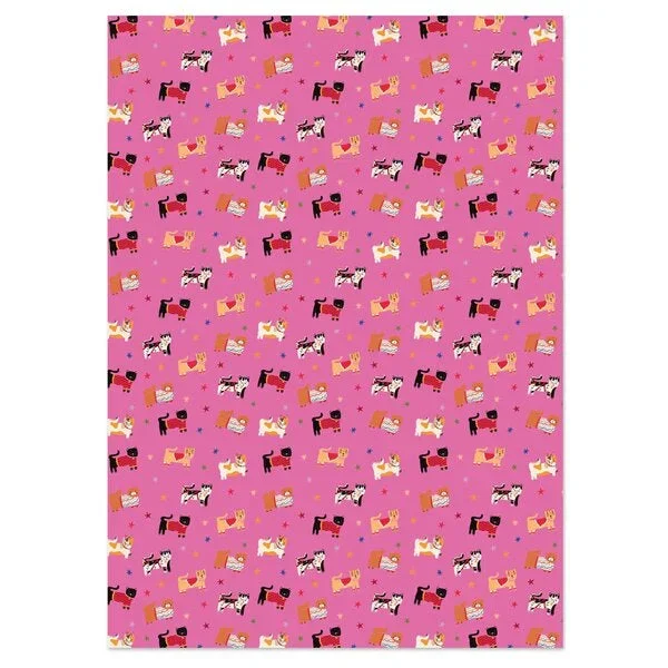 Christmas Cats Sheet Wrap