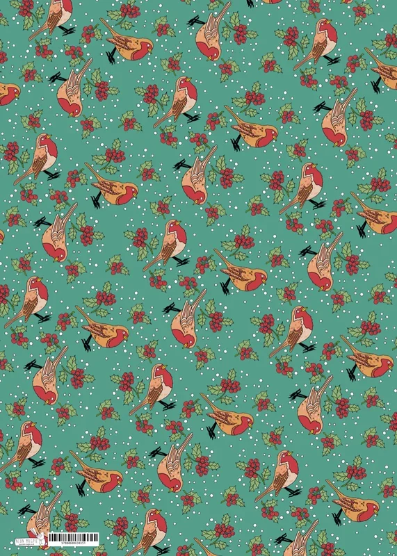 Christmas Robin Sheet Wrap