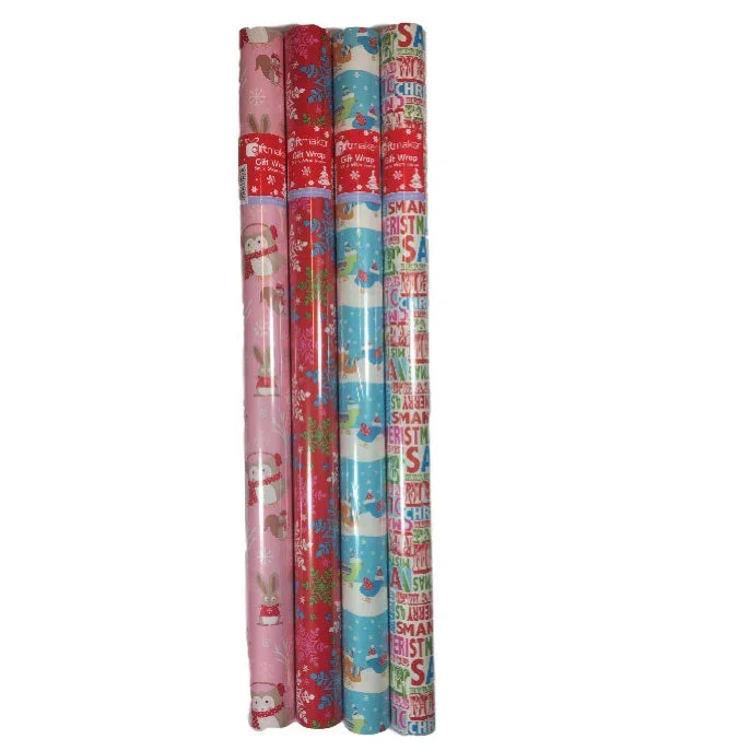 Christmas Wrapping Paper Cute Prints 5m