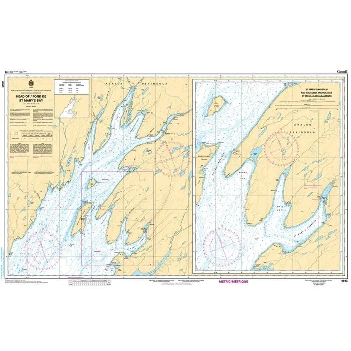CHS Chart 4843 – Head of St Mary’s Bay