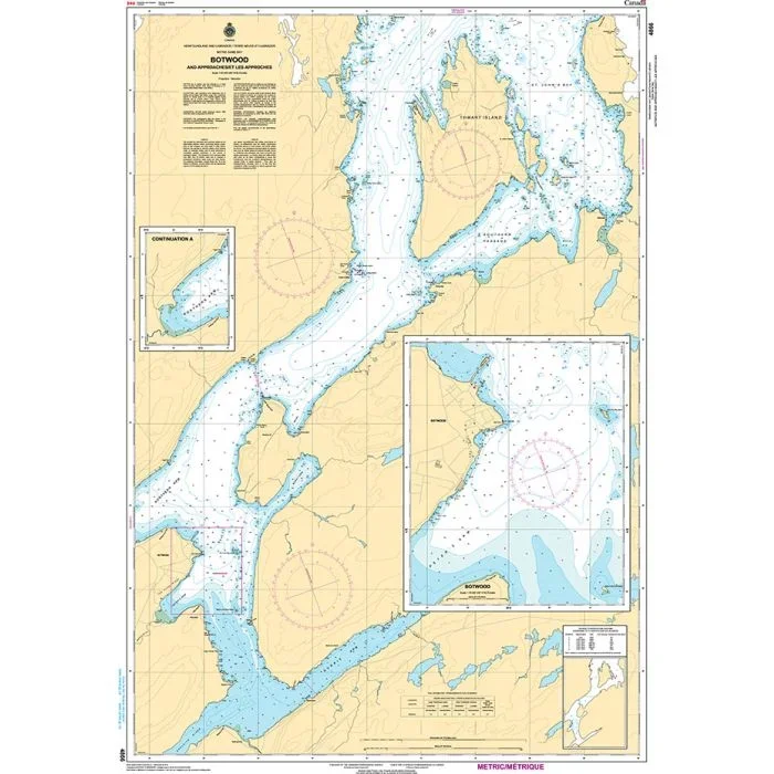 CHS Chart 4866 – Botwood and Approaches