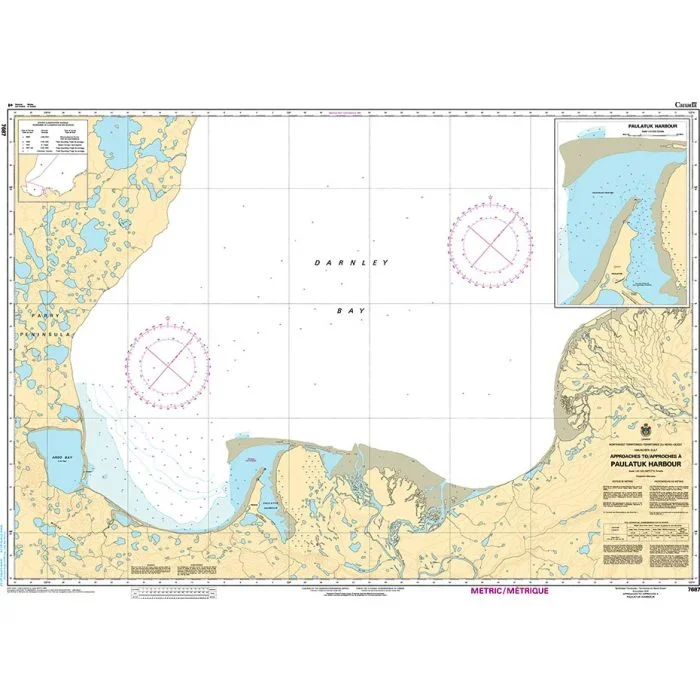 CHS Chart 7687 – Approaches to Paulatuk Harbour