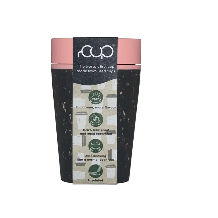 Circular & Co Cup Black and Pink 8oz
