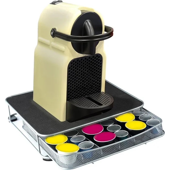 Coffee Pod Storage Drawer Holder Stand Rack Nespresso Dolce Gusto Up To 54 Pods