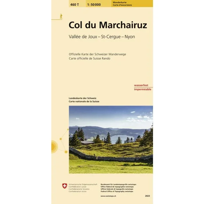 Col du Marchairuz Swisstopo Hiking 460T