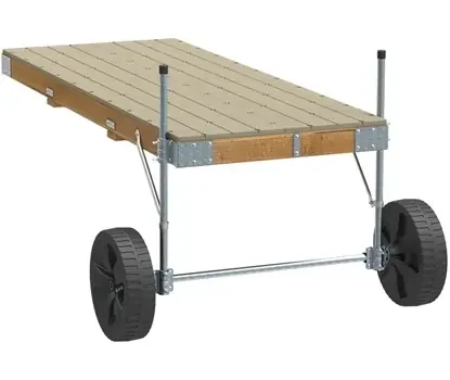 Commercial Grade Roll In Dock 4‘x10‘ w/ Resin Top