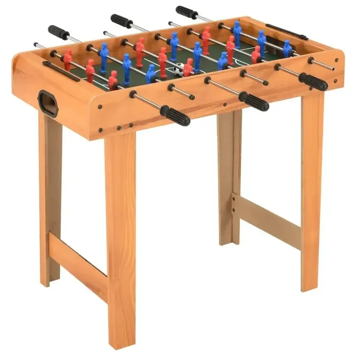 Compact Professional Football Table – Maple | Family Games Room Essential VIDAXL