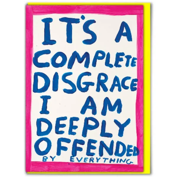 Complete Disgrace Card