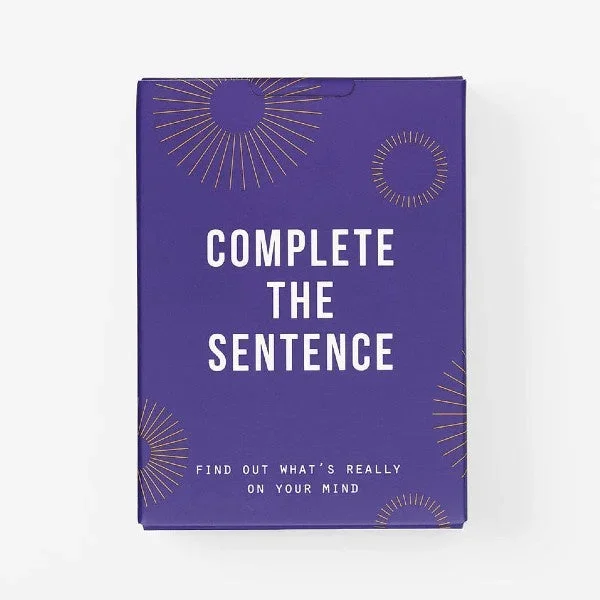Complete The Sentence Cards