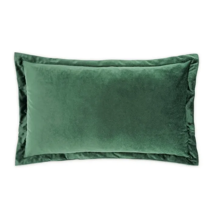 Conner 13″ x 22″ Oblong Velvet Pillow, Set of 2 – Forest