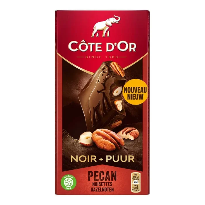 Cote d’Or Chocolate pecan nuts tablet