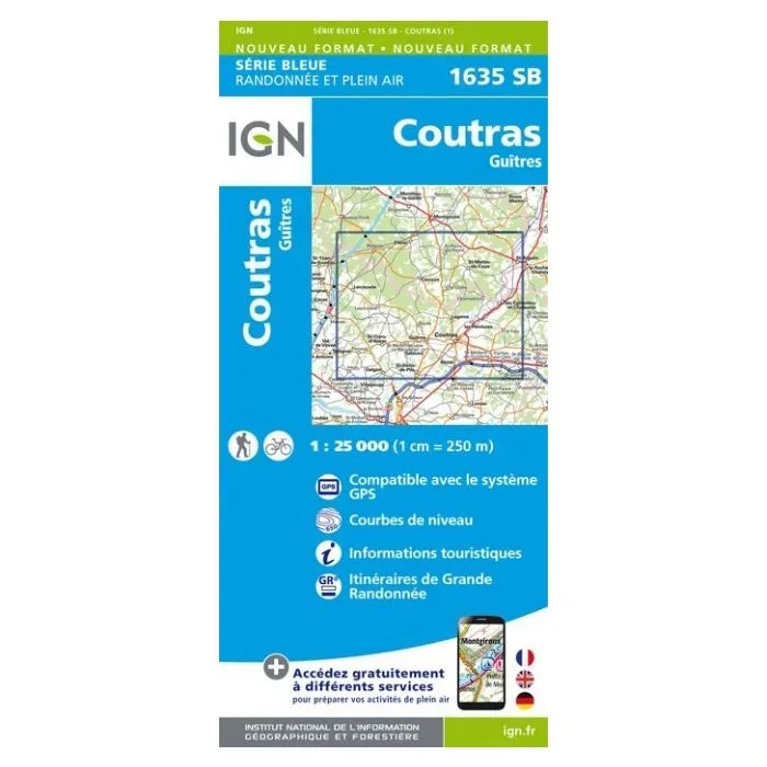 Coutras – Guitres IGN 1635SB