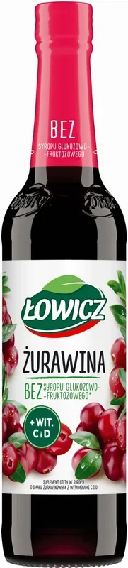 Cranberry-Sirup Łowicz 6x400ml