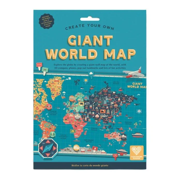 Create Your Own: Giant World Map