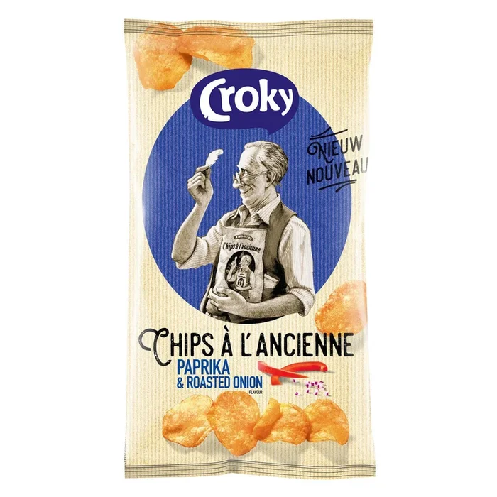 Croky Ancienne paprika crisps