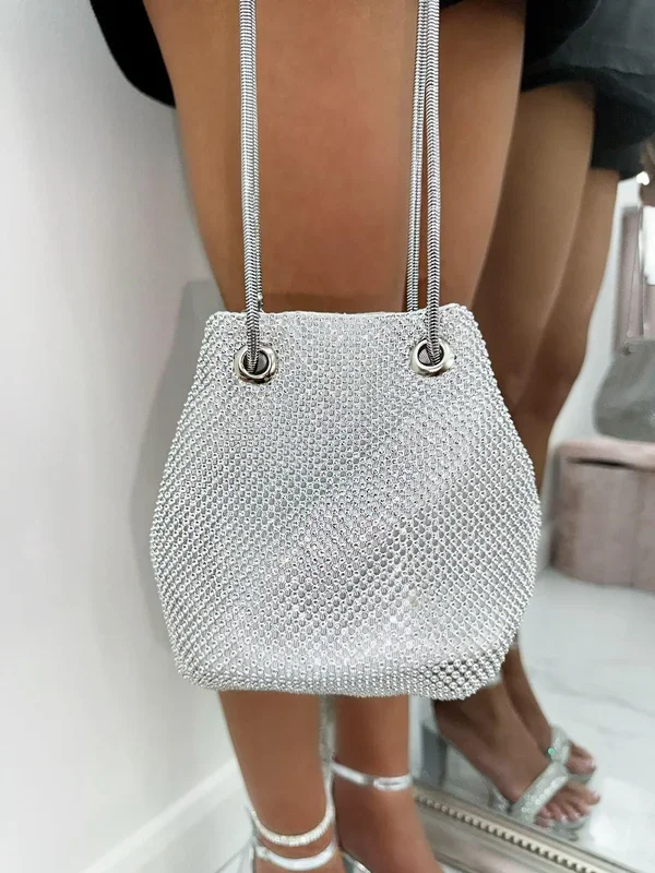 Crystal Mini Slouch Bag